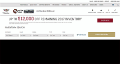 Desktop Screenshot of hiltonheadcadillac.com